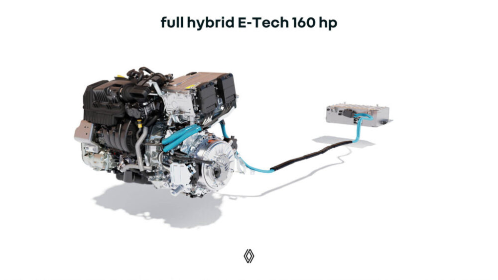 Full hybrid E-Tech 160 hp powertrain